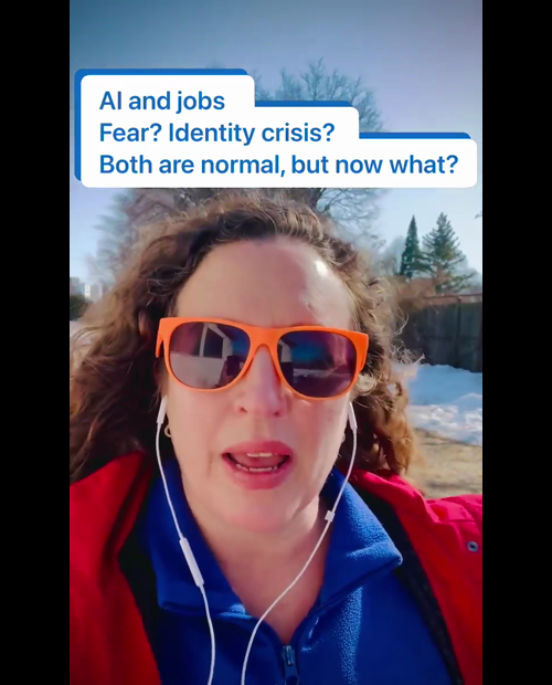 How to face AI and job changes with courage and power. | Emily Tell, EMBA posted on the topic | LinkedIn